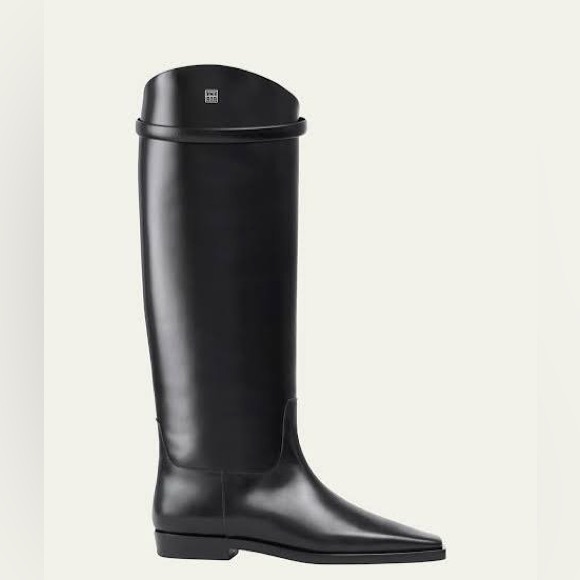 Toteme Shoes - Toteme Black Tall Leather Riding Boots retail $1200